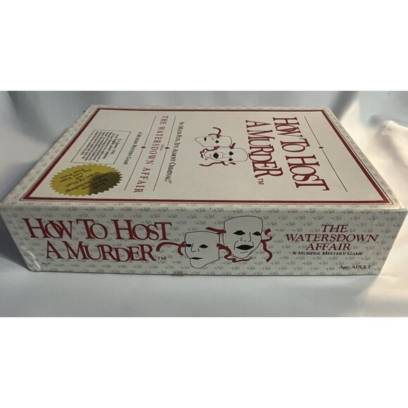 Vintage "How To Host A Murder: The Watersdown Affair" Dinner Party Game 1986 - Picture 4 of 13